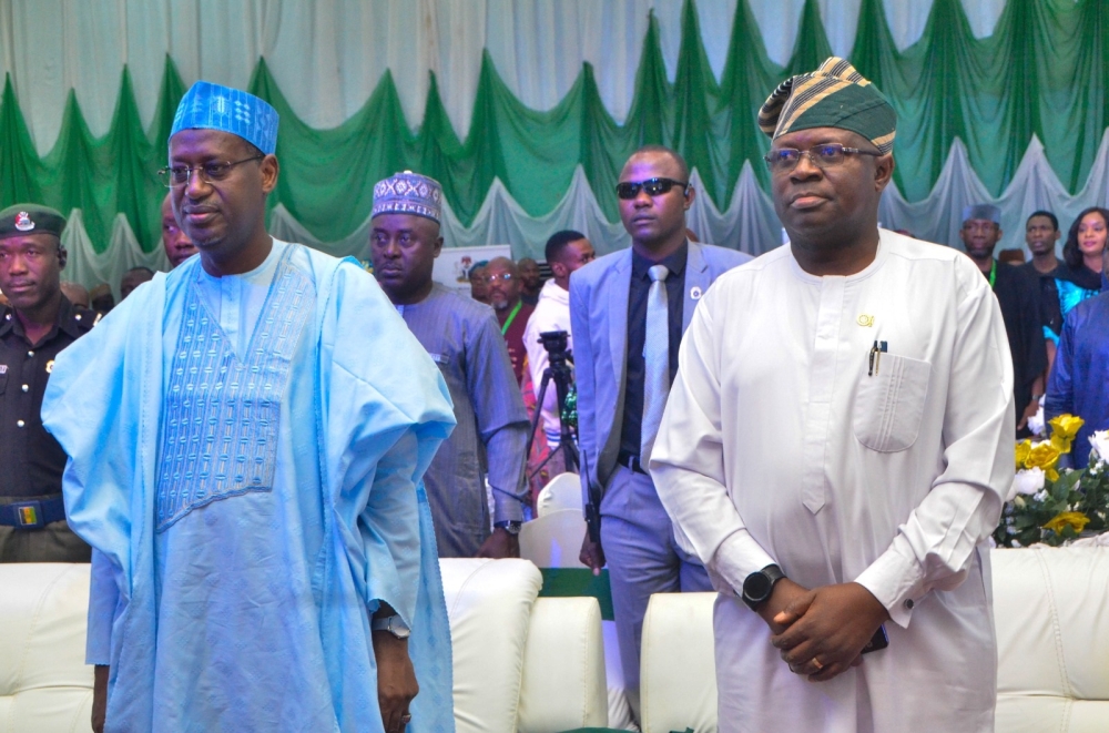 Permanent Secretary Federal Ministry of Housing and Urban Development, Dr. Marcus O. Ogunbiyi;  Minister of Housing and Urban Development. Arch. Ahmed Musa Dangiwa; Minister of State for Housing and Urban Development, Engr. Abdullahi Tijjani Gwarzo, MD/CEO Federal Housing Authority (FHA) Sen. Gbenga B. Ashafa;  Chairman Building Materials Manufacturing Hubs Task Team, Arc, Nuhu Wya