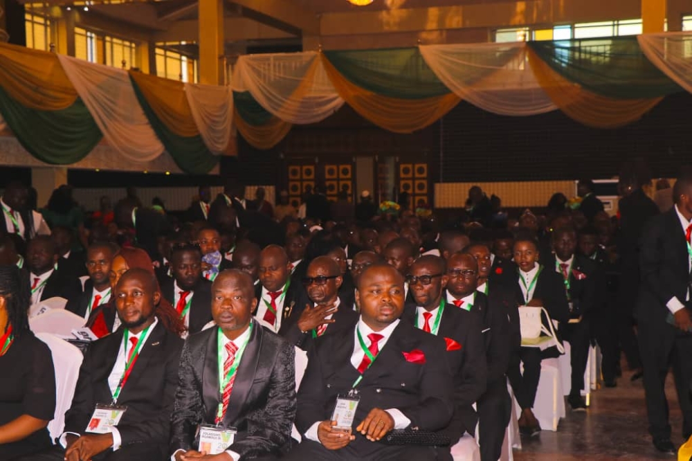 Hon Minister of State, Housing and Urban Development, Abdullahi Tijjani Gwarzo, Chief Host of the 2024 Surveyors Council of Nigeria Induction Ceremony of New Surveyors, held at Chida International Hotel, Abuja, Thursday, April 25th, 2024.