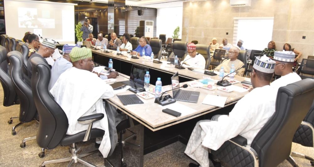 The Hon. Minister of Housing and Urban Development, Arc. Ahmed Musa Dangiwa Receives Progress Reports from Housing Sector Reform Task Teams