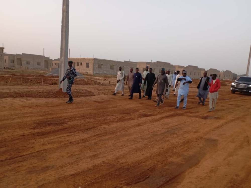Occasion of the inspection of Renewed Hope Housing Sites in Kano by the Hon Minister of State, Rt Hon Yusuf Abdullahi Ata,  Friday,  November 29th, 2024