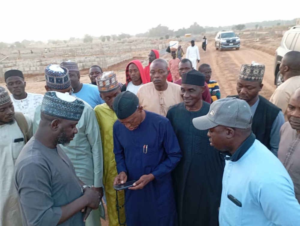 Occasion of the inspection of Renewed Hope Housing Sites in Kano by the Hon Minister of State, Rt Hon Yusuf Abdullahi Ata,  Friday,  November 29th, 2024