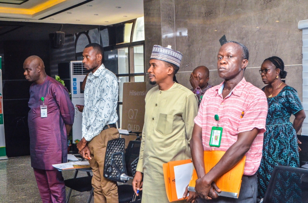 The occassion of the inauguration of the Federal Ministry of Housing and Urban Development 2025 Procurement Planning Committee (PPP), by the Permanent Secretary,  Dr Shuaib Belgore