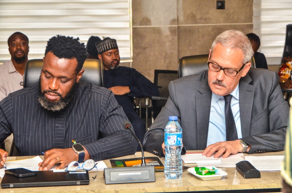 Meeting of the German Development Cooperation (GIZ) with the Hon Minister of Housing and Urban Development,  Arc Ahmed Musa Dangiwa