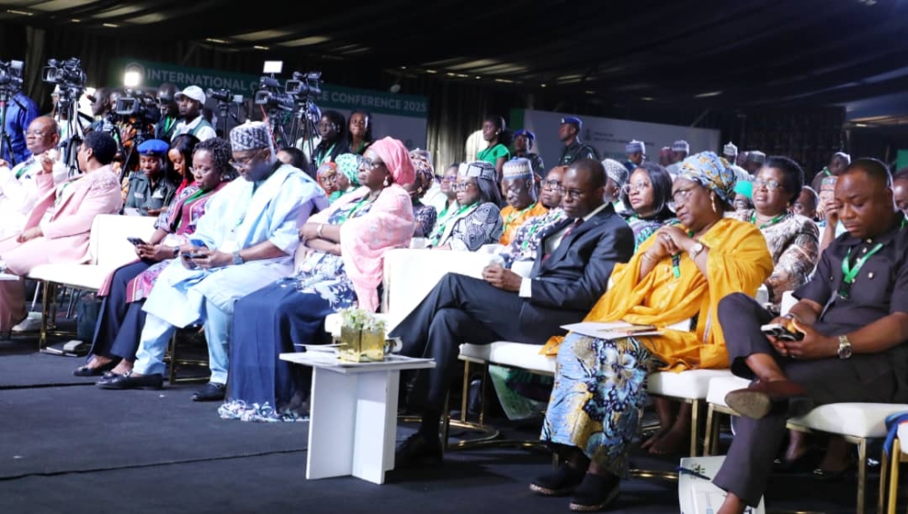 Permanent Secretary,  FMHUD, Dr Shuaib Belgore led the delegates of the Ministry to the 2O25 International Civil Service Conference holding at the Eagle Square  Abuja. (June 25th, 2025)