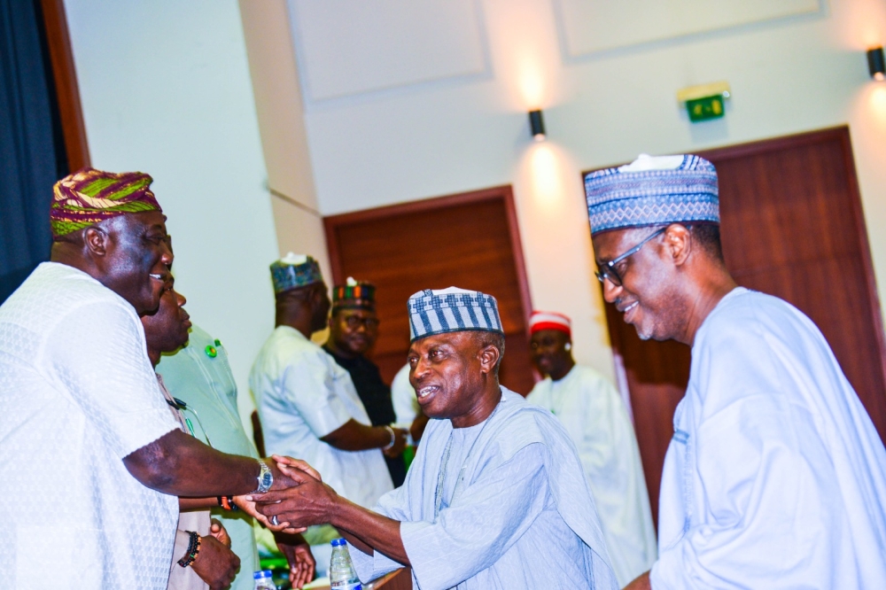 Minister and Minister of State, Housing and Urban Development, Arc. Ahmed Musa Dangiwa and Rt. Hon Abdullahi Yusuf Ata, during the Interactive Session with the House of Representatives Committee on Housing and Habitat.