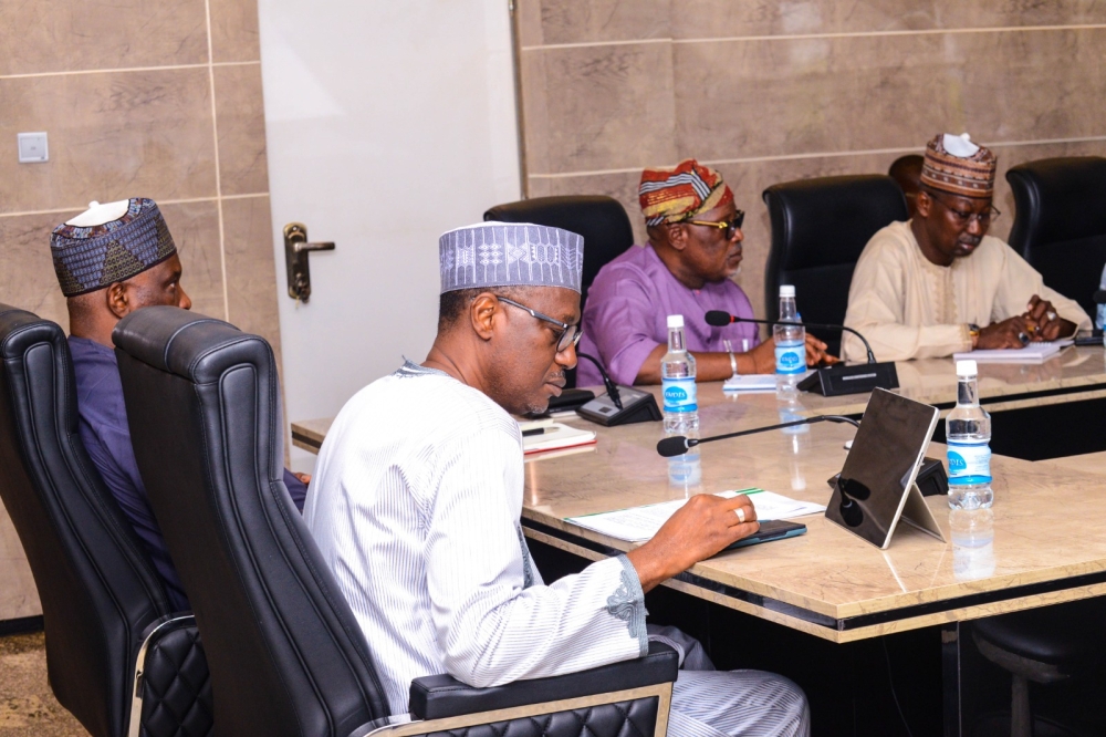 Photo News: The Hon Minister, Housing and Urban Development, Arc Ahmed Musa Dangiwa FNIA, FCIB, Permanent Secretary, Dr Shuaib Muhammad Lamido Belgore,  NIPOM, OON and other top management staff at the commissioning of the Ministry’s  Contract Performance and Compliance Project Monitoring System and the Transactional Housing Fraud Reporting web-portal (https://reports.fmhud.gov.ng) platforms at the Ministry’s Headquarter, 28th August, 2025.