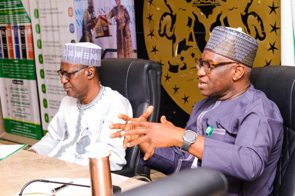 Photo News: The Hon Minister, Housing and Urban Development, Arc Ahmed Musa Dangiwa FNIA, FCIB, Permanent Secretary, Dr Shuaib Muhammad Lamido Belgore,  NIPOM, OON and other top management staff at the commissioning of the Ministry’s  Contract Performance and Compliance Project Monitoring System and the Transactional Housing Fraud Reporting web-portal (https://reports.fmhud.gov.ng) platforms at the Ministry’s Headquarter, 28th August, 2025.
