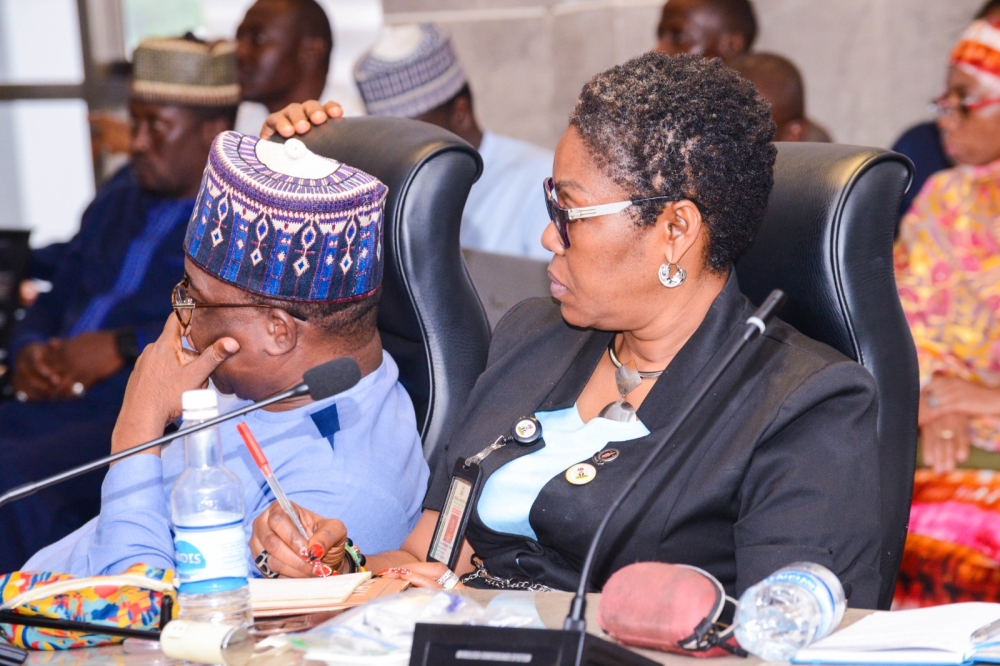 Photo News: The Hon Minister, Housing and Urban Development, Arc Ahmed Musa Dangiwa FNIA, FCIB, Permanent Secretary, Dr Shuaib Muhammad Lamido Belgore,  NIPOM, OON and other top management staff at the commissioning of the Ministry’s  Contract Performance and Compliance Project Monitoring System and the Transactional Housing Fraud Reporting web-portal (https://reports.fmhud.gov.ng) platforms at the Ministry’s Headquarter, 28th August, 2025.