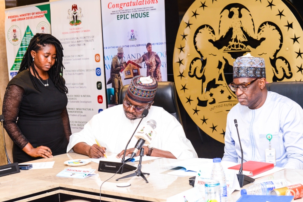 PhotoNews: Occassion of the signing of MoU between the Ministry of Housing and Urban Development and Polaris Capital Ltd on National Artisans Skills Acquisition Programme,  September 2nd, 2025