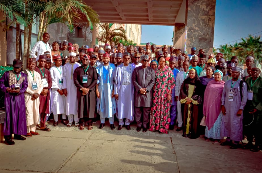 Group picture of Delegates/Participants of the 30th National Conference of Directors of Lands in the Federal and States Ministries,  Departments and Agencies, which was held at Bristol Hotel, Kano , 25th & 26th, November,  2025.