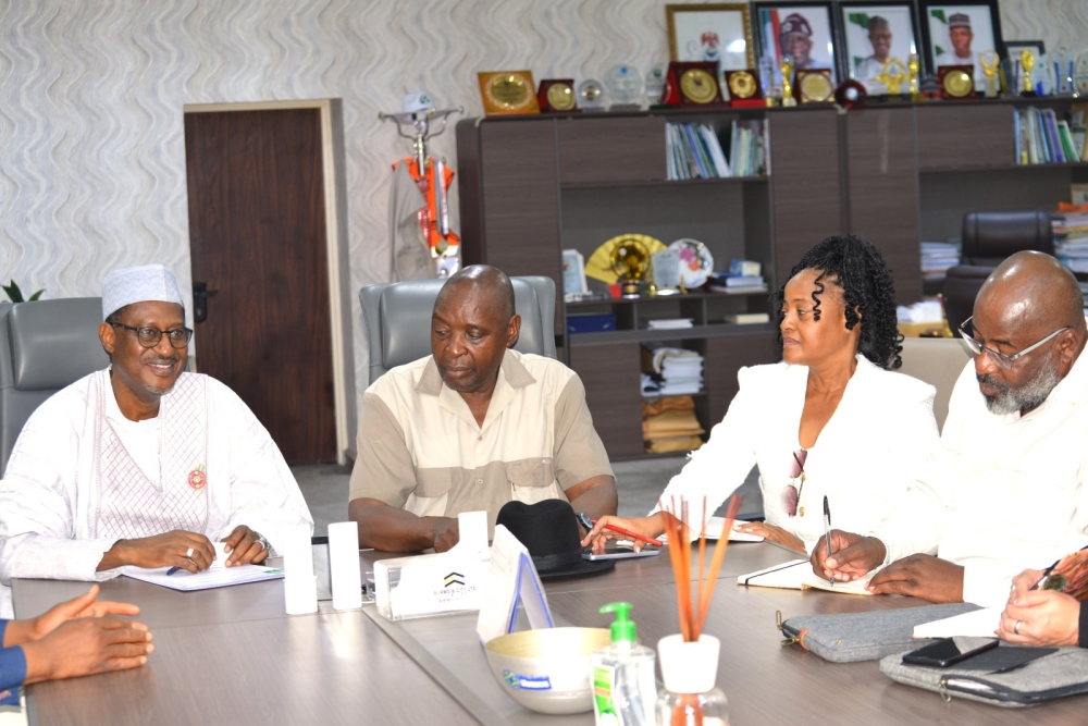 Hon Minister,  Arc Ahmed Dangiwa received Namibian Hon Minister of Urban and Rural Development, Hon Sankwasa James Sankwasa on a courtesy visit to his office,  Friday,  December 12th, 2025
