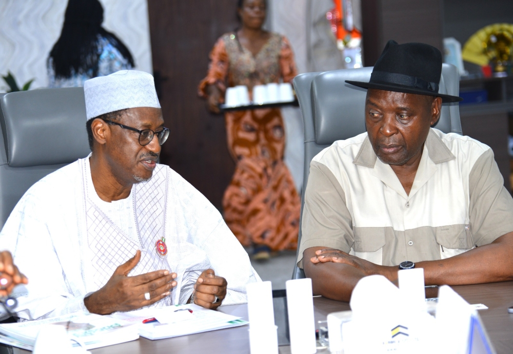 Hon Minister,  Arc Ahmed Dangiwa received Namibian Hon Minister of Urban and Rural Development, Hon Sankwasa James Sankwasa on a courtesy visit to his office,  Friday,  December 12th, 2025