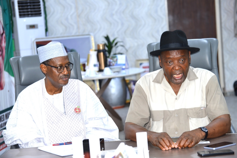 Hon Minister,  Arc Ahmed Dangiwa received Namibian Hon Minister of Urban and Rural Development, Hon Sankwasa James Sankwasa on a courtesy visit to his office,  Friday,  December 12th, 2025