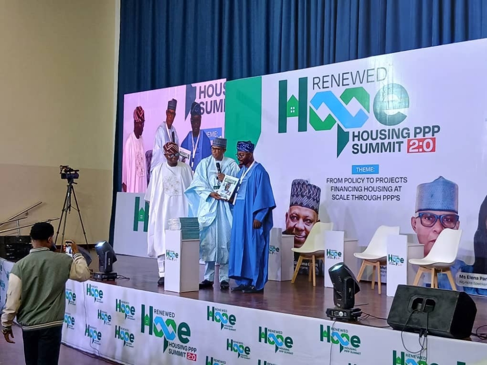 Honourable Minister of Housing and Urban Development,Engr. Muttagha Rabe Darma, PhD,  and other dignitaries at the Renewed Hope Housing PPP Summit held at the Shehu Musa Yar’Adua Centre, Abuja.Honourable Minister of Housing and Urban Development,Engr. Muttagha Rabe Darma, PhD,  and other dignitaries at the Renewed Hope Housing PPP Summit held at the Shehu Musa Yar’Adua Centre, Abuja.