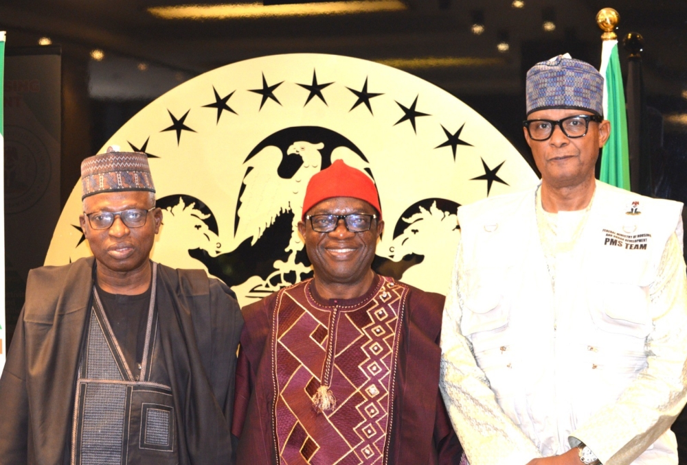 Meeting of the Hon Minister (FMHUD), Dr Mustapha Rabe Darma and Minister of State,  Rt Hon Yusuf Abdullahi Ata with National President of Nigeria Institute of Town Planners, Tpl Dr Ogbonna Chine with his members,  Thursday,  14th May, 2026